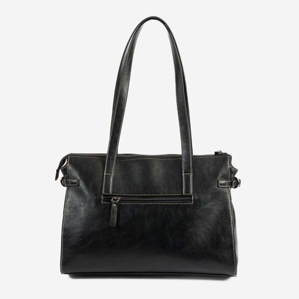 Shopper con cremallera Riga - Negro