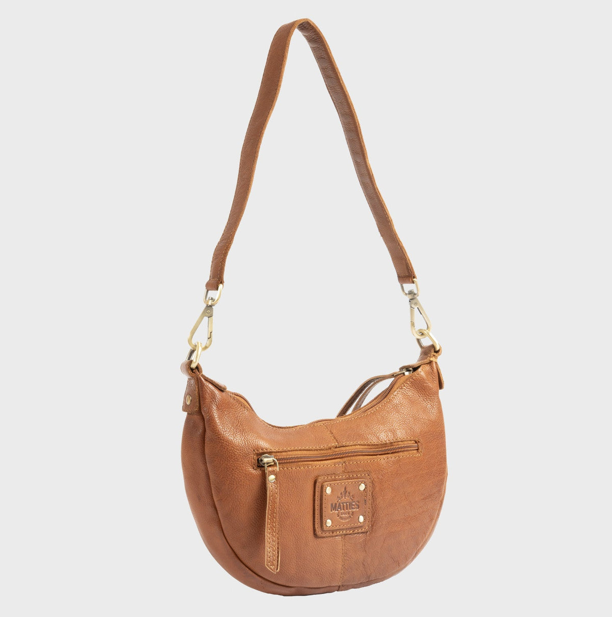 Bolso de hombro de piel natural - Cuero