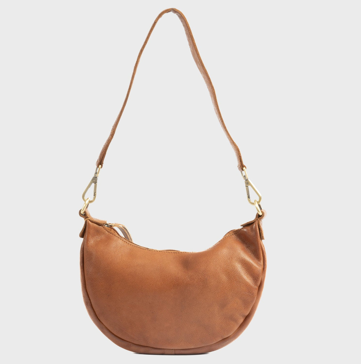 Bolso de hombro de piel natural - Cuero