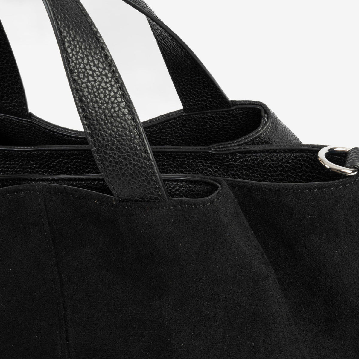 Bolso de mano con bandolera Copenhague - Negro