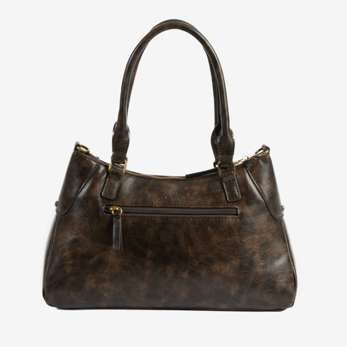 Bolso de hombro con bandolera Bergen - Marrón