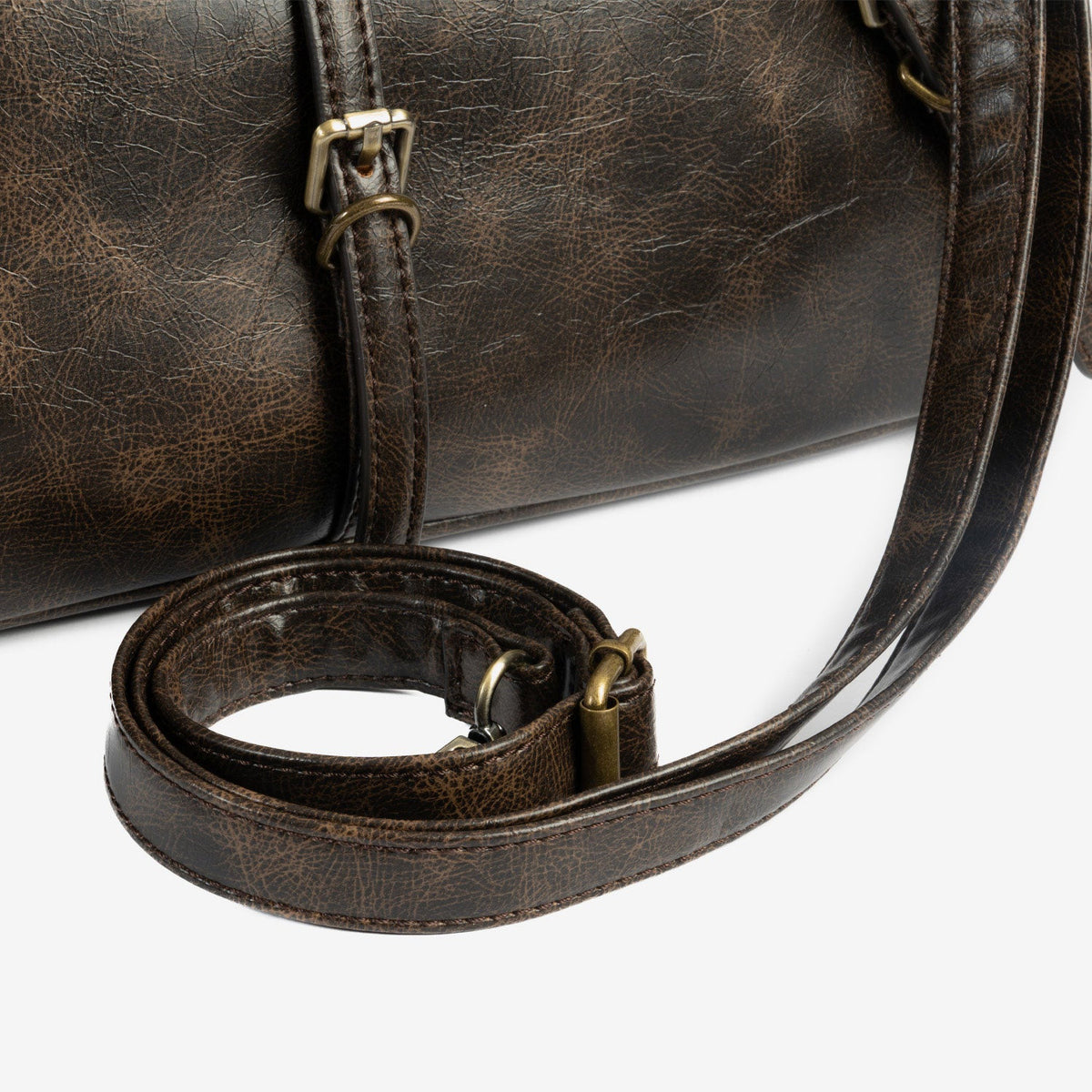 Bolso de hombro con bandolera Bergen - Marrón