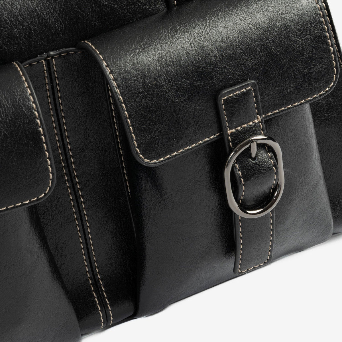Shopper con cremallera Riga - Negro