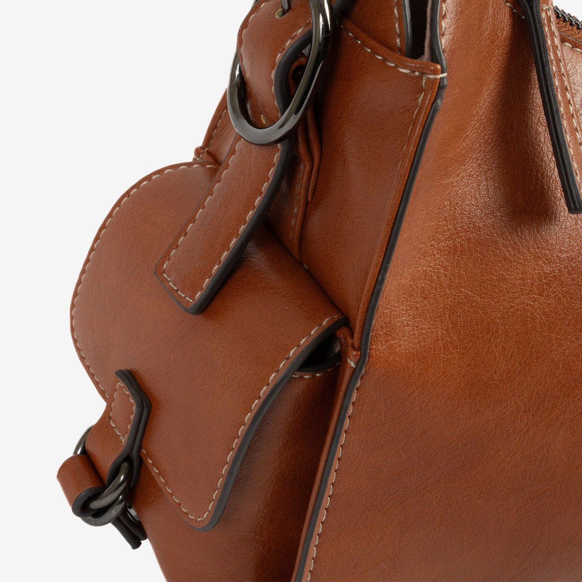 Bolso de hombro con bandolera Riga - Cuero