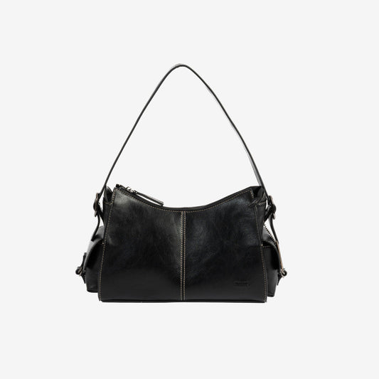 Bolso de hombro con bandolera Riga - Negro