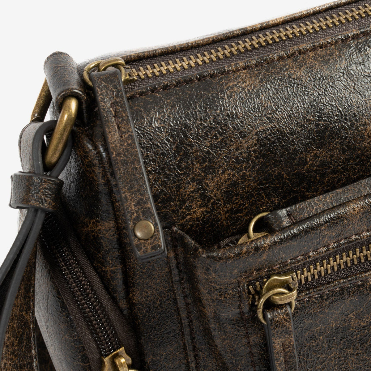 Bolso bandolera Ginebra - Café