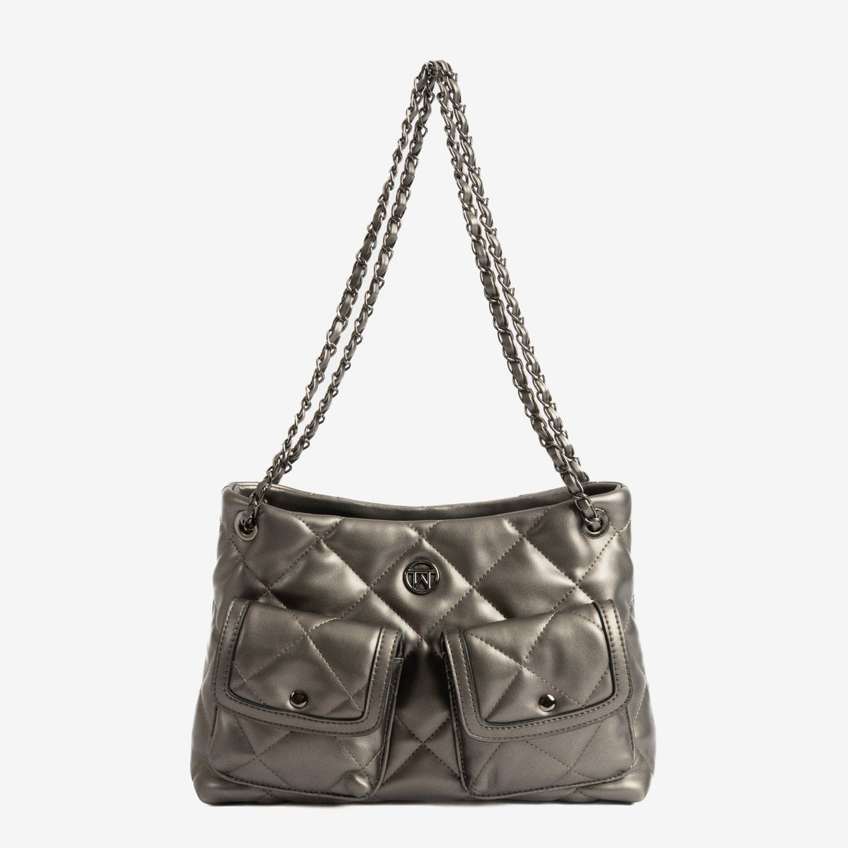 Bolso de hombro Kemi - Niquel