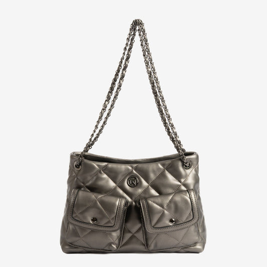 Bolso de hombro Kemi - Niquel