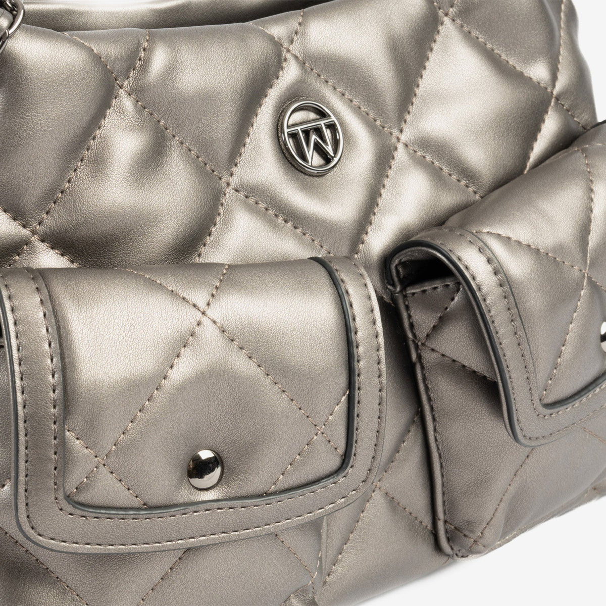 Bolso de hombro Kemi - Niquel