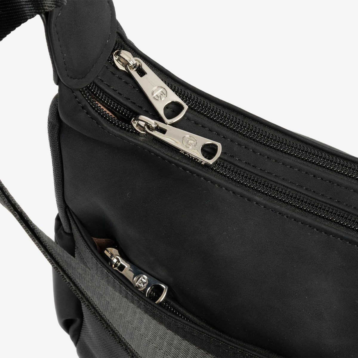 Bolso bandolera Roncal XL - Negro