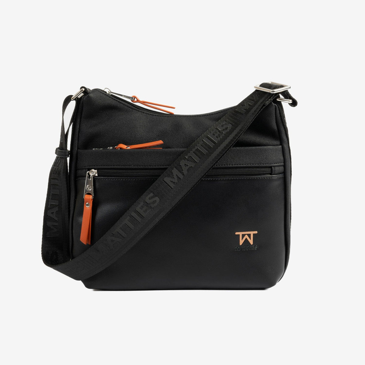 Bolso bandolera XL Tena - Negro