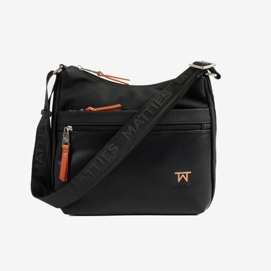 Bolso bandolera XL Tena - Negro