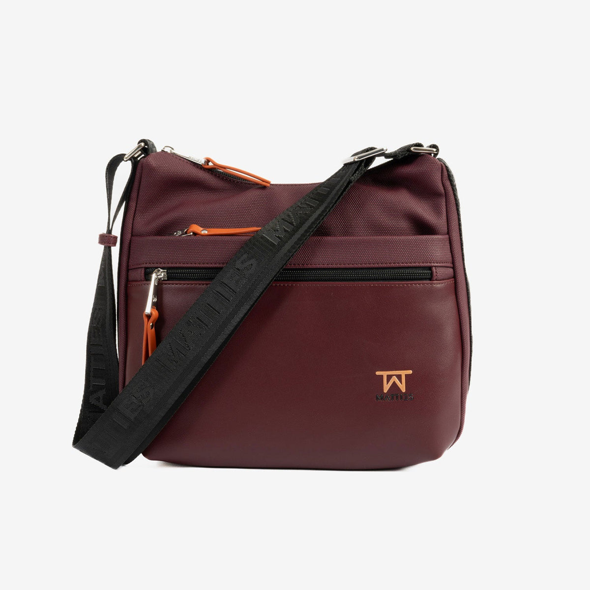 Bolso bandolera XL Tena - Burdeos