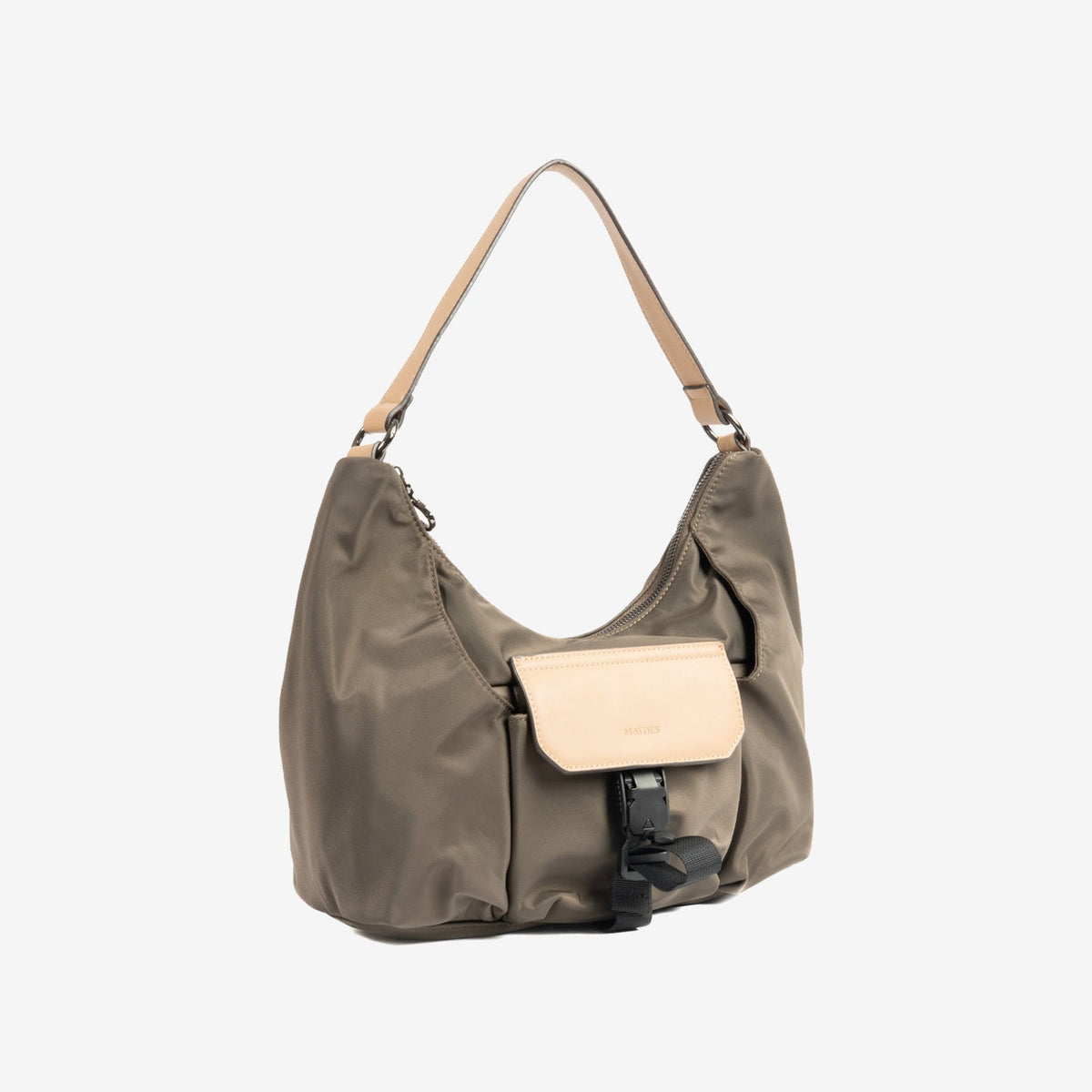 Bolso de hombro con bandolera Alpes - Marrón