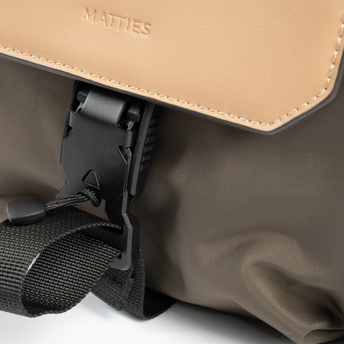 Bolso de hombro con bandolera Alpes - Marrón