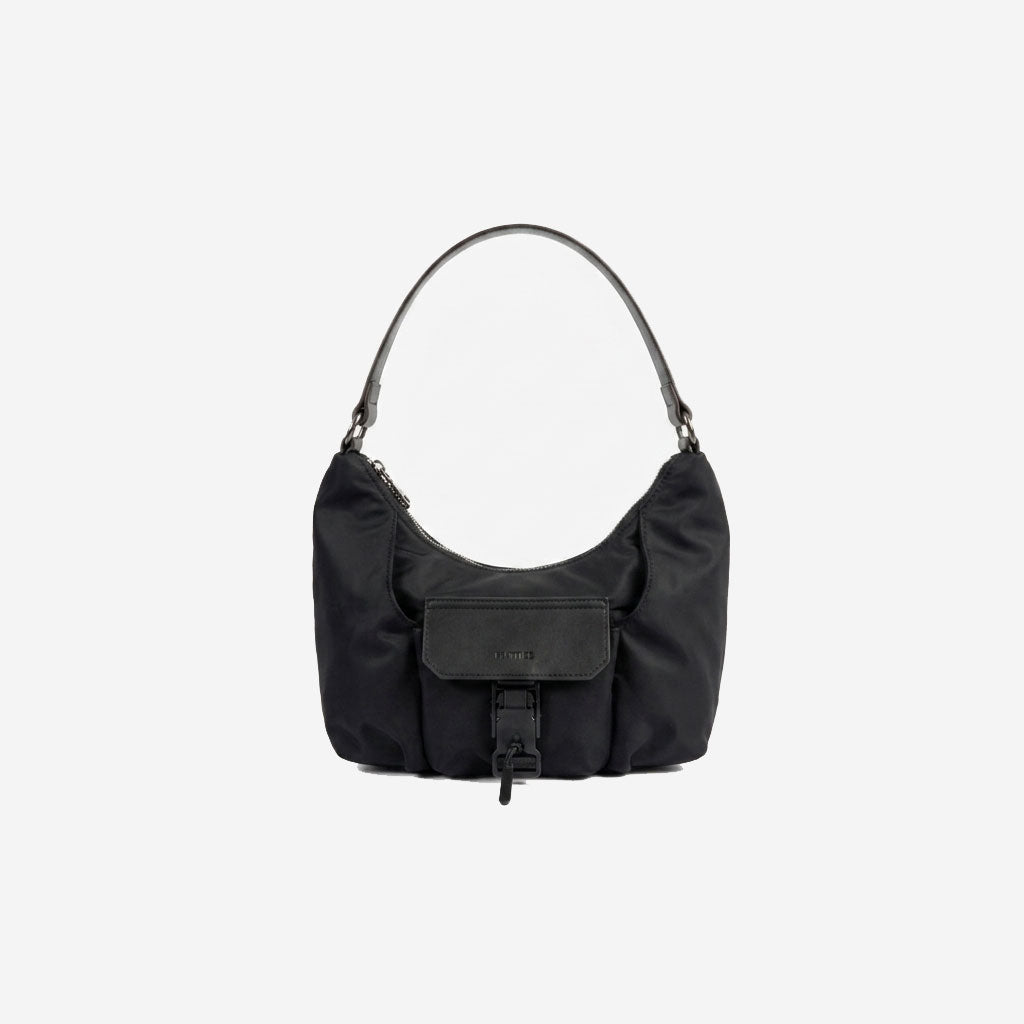 Bolso de hombro con bandolera Alpes - Negro