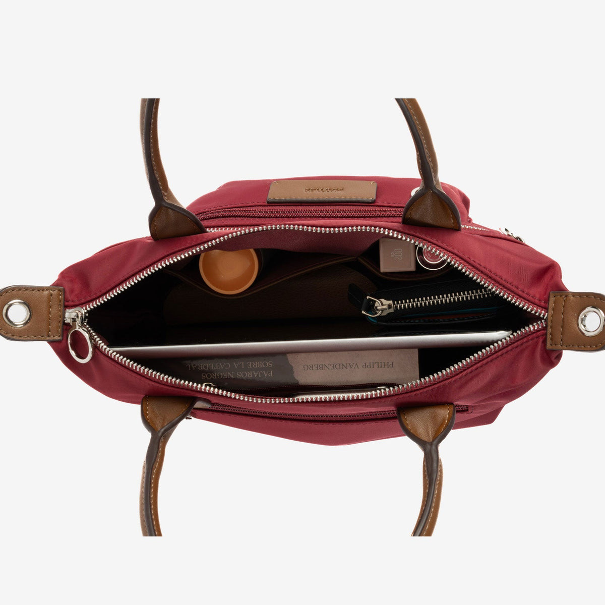 Bolso de mano con bandolera Turin - Burdeos